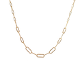 Paperclip Plain Link Necklace